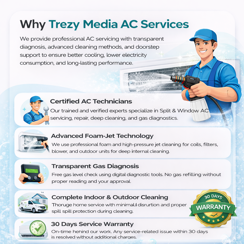 Why Choose Trezia Media Ac Services